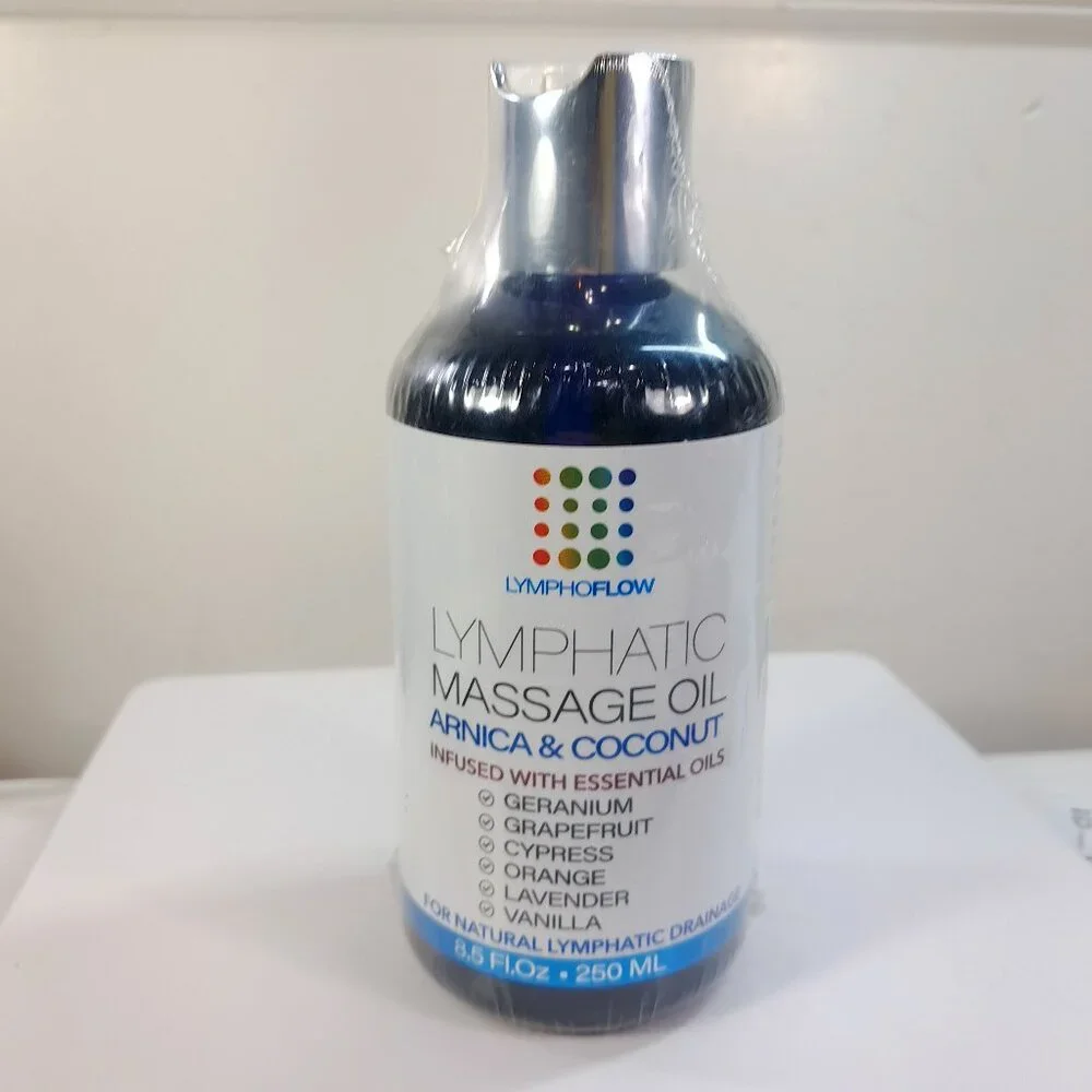 NEW Lymphoflow Lymphatic Massage Oil Arnica & Coconut‎ Bruizex 8.5 fl oz sealed